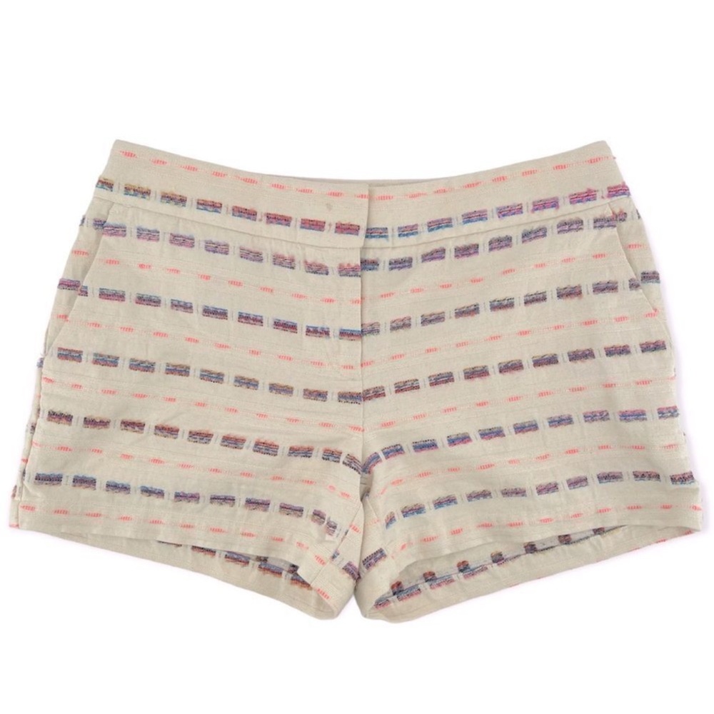 NWT LOFT Stripe Shorts Sz 14
